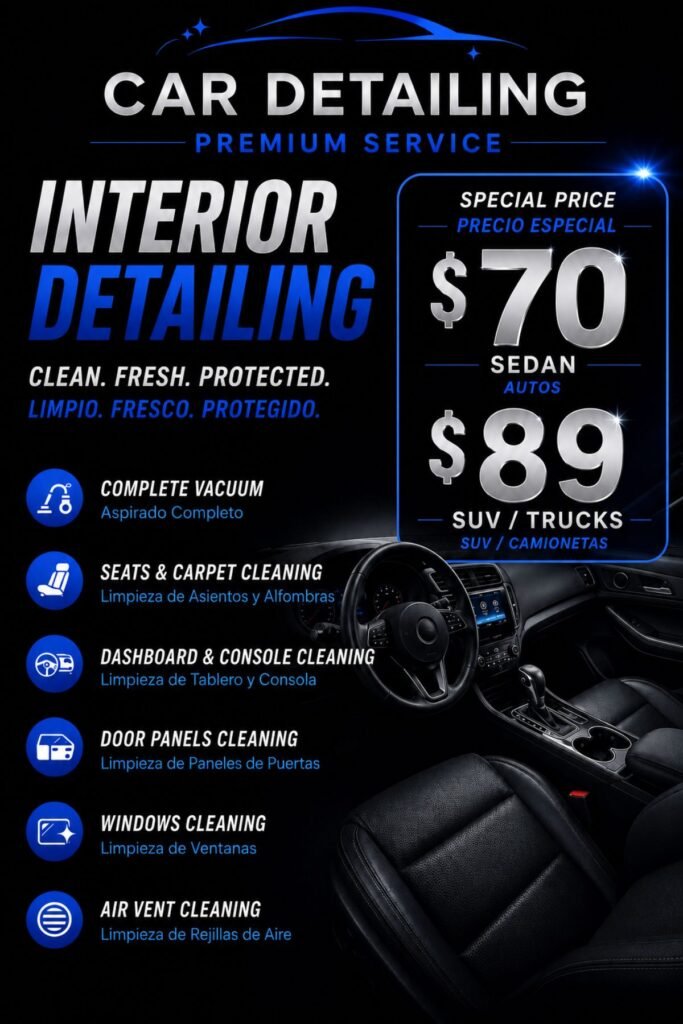 orozco interior car detailing sarasota
