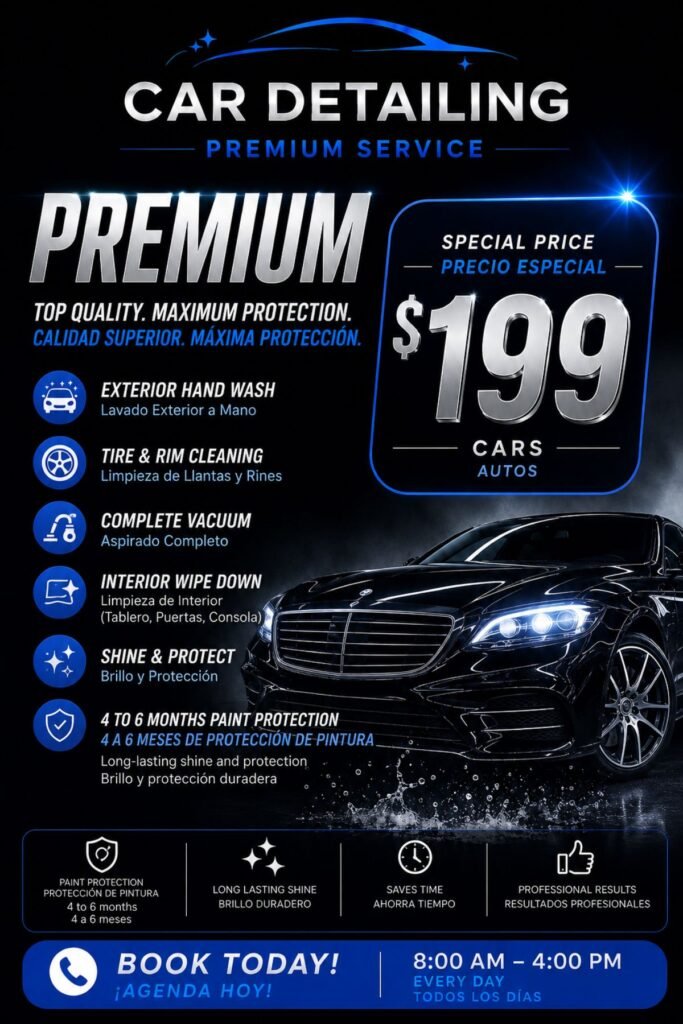 orozco premium car detailing package lakewood ranch